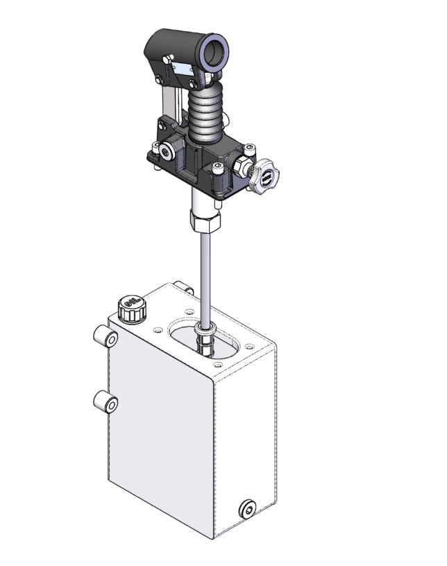Einfachwirkende Hydraulik Handpumpe 12cc, 25cc oder 45cc – G3/8 BSP