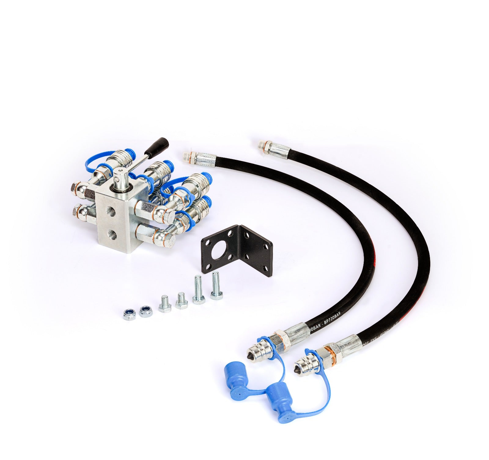 Hydraulik-Multiplikator 8-Wege – 2 Anschlüsse auf 6 Ausgänge
