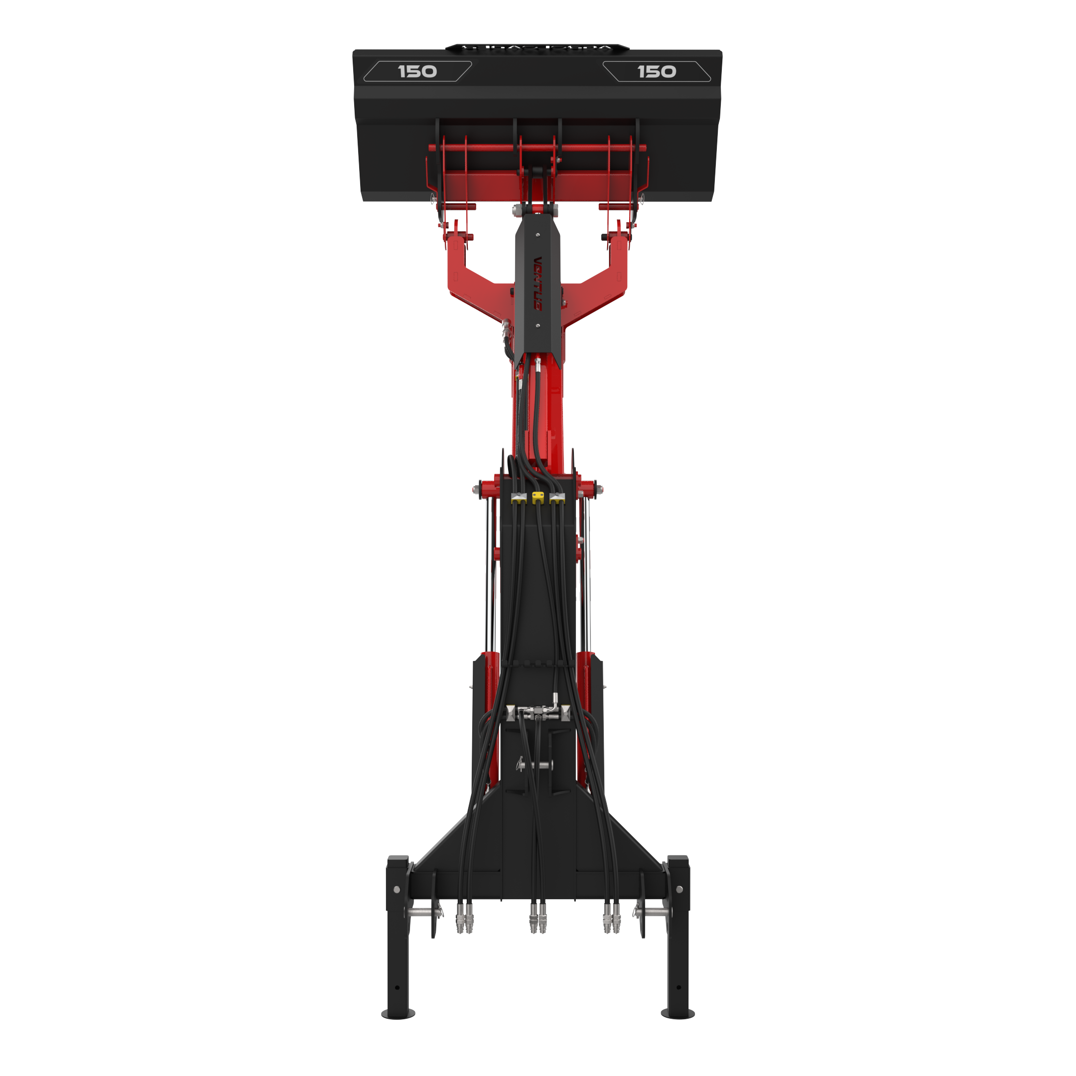 Hydraulischer Hecklader für Traktoren 150 cm