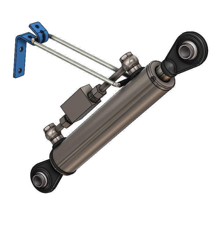 Halter für hydraulischen Oberlenker mit Sicherungskette