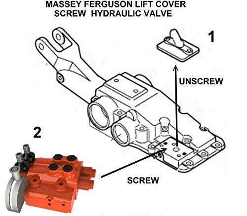 Doppel-Hydraulik-Steuergerät für Massey Ferguson 35 135 165 185 285 – 4-Wege