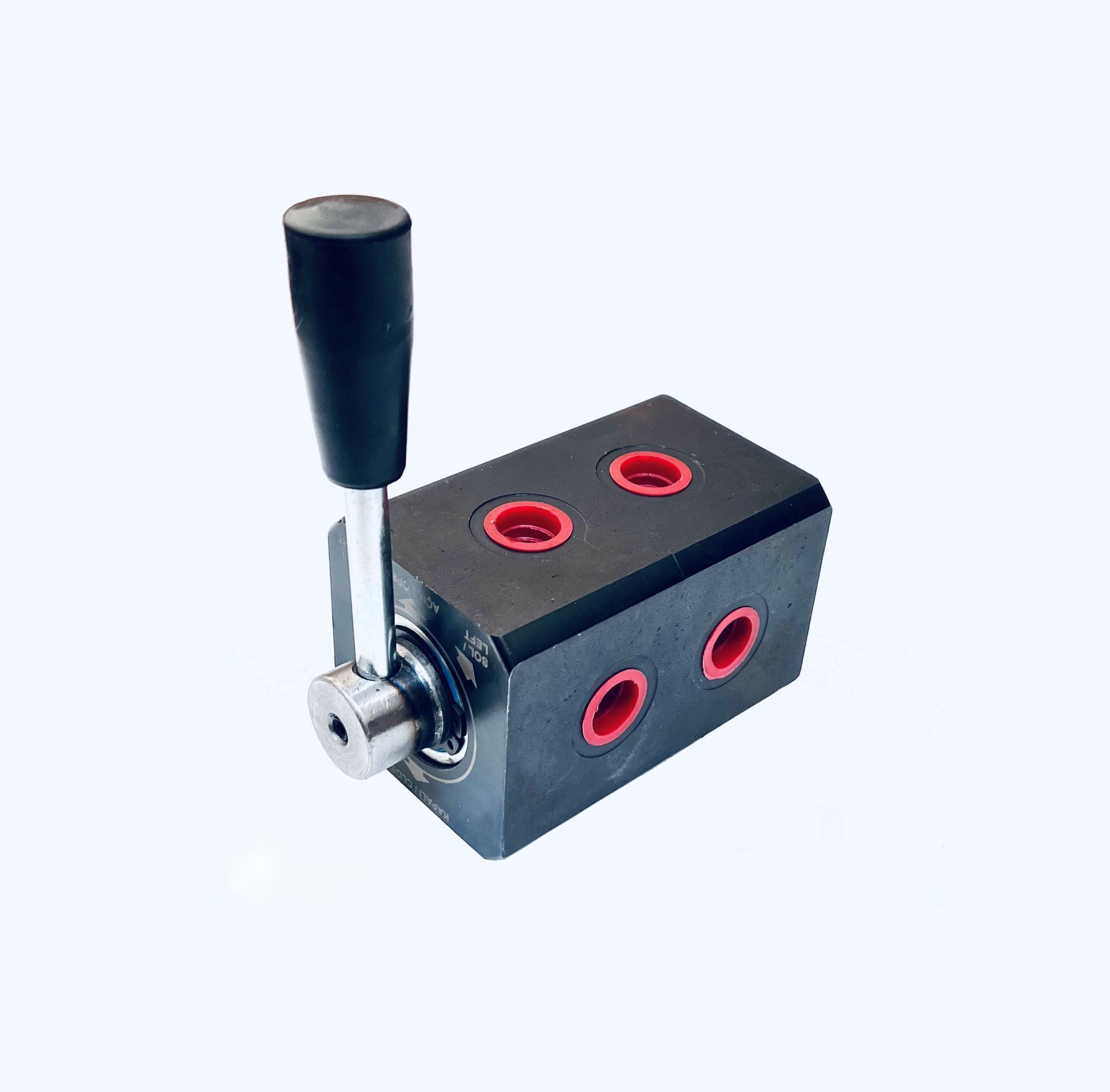 Hydraulisches 6-Wege-Umschaltventil mit Stahlgehäuse 3/8" BSP