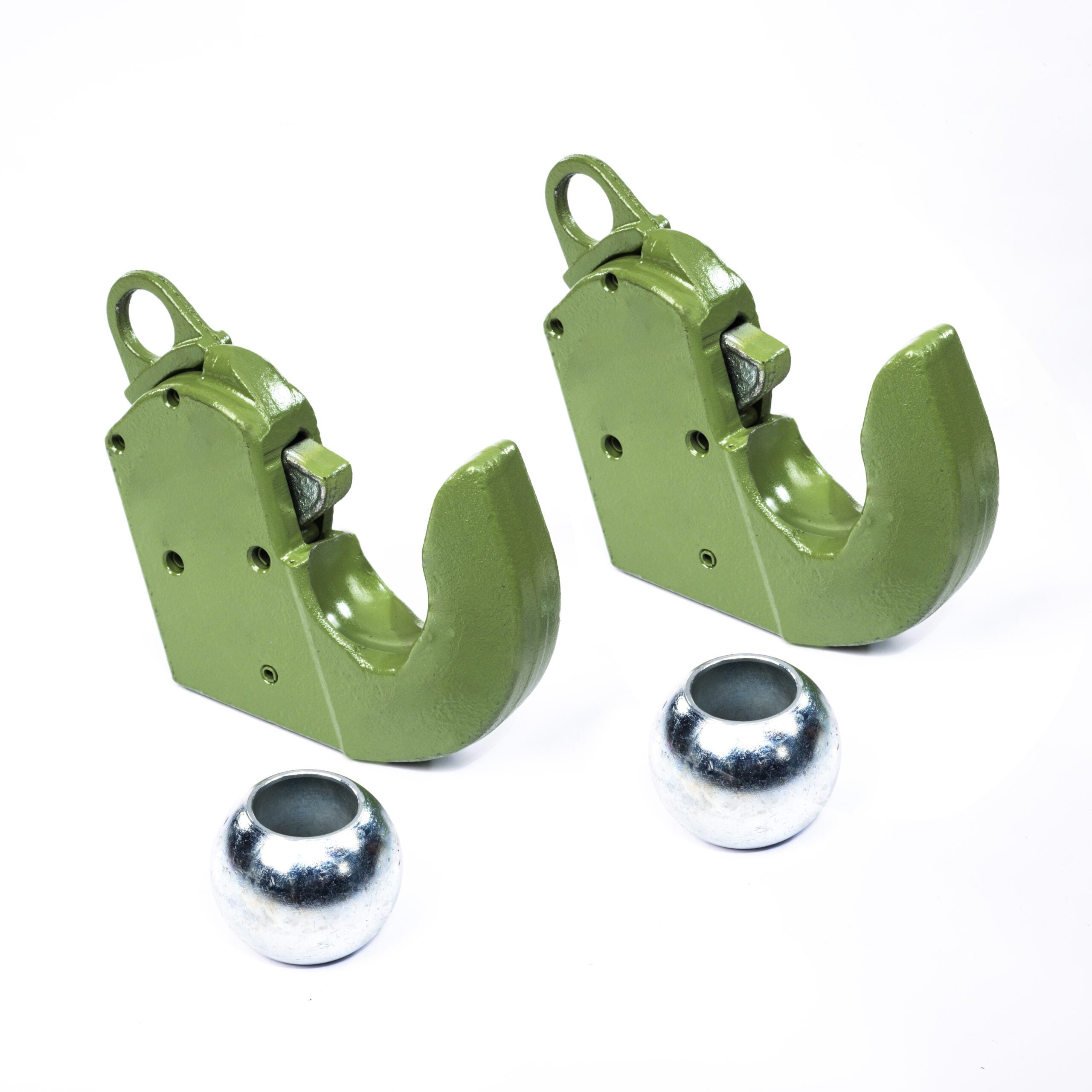 Unterlenker-Fanghaken Kat. 2S zum Anschweissen – 2er-Set mit Kugeln