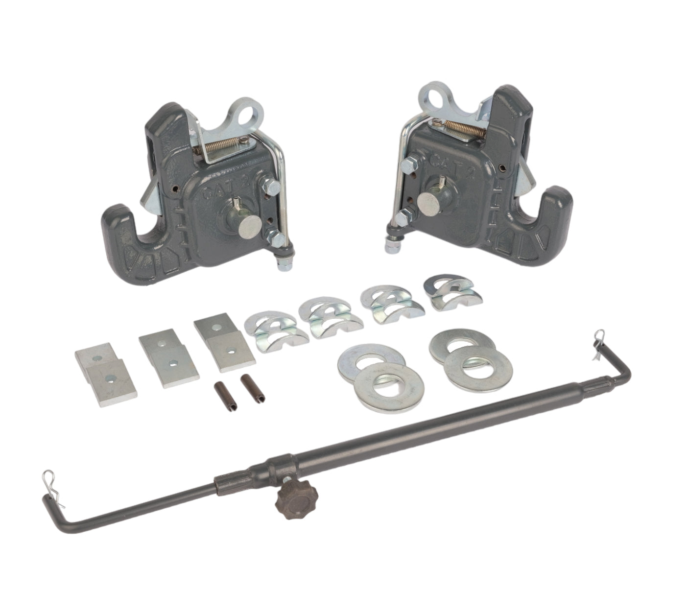 Unterlenker-Fanghaken Kat. 2 ohne Schweissen – 2er-Set mit Kugeln