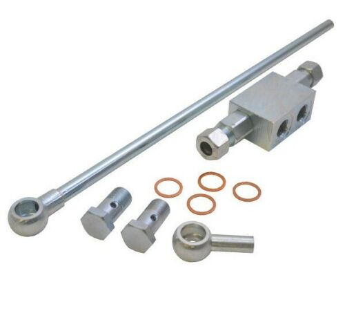Sperrblock Rückschlagventil 3/8" für Oberlenker und doppeltwirkende Zylinder mit Anbausatz