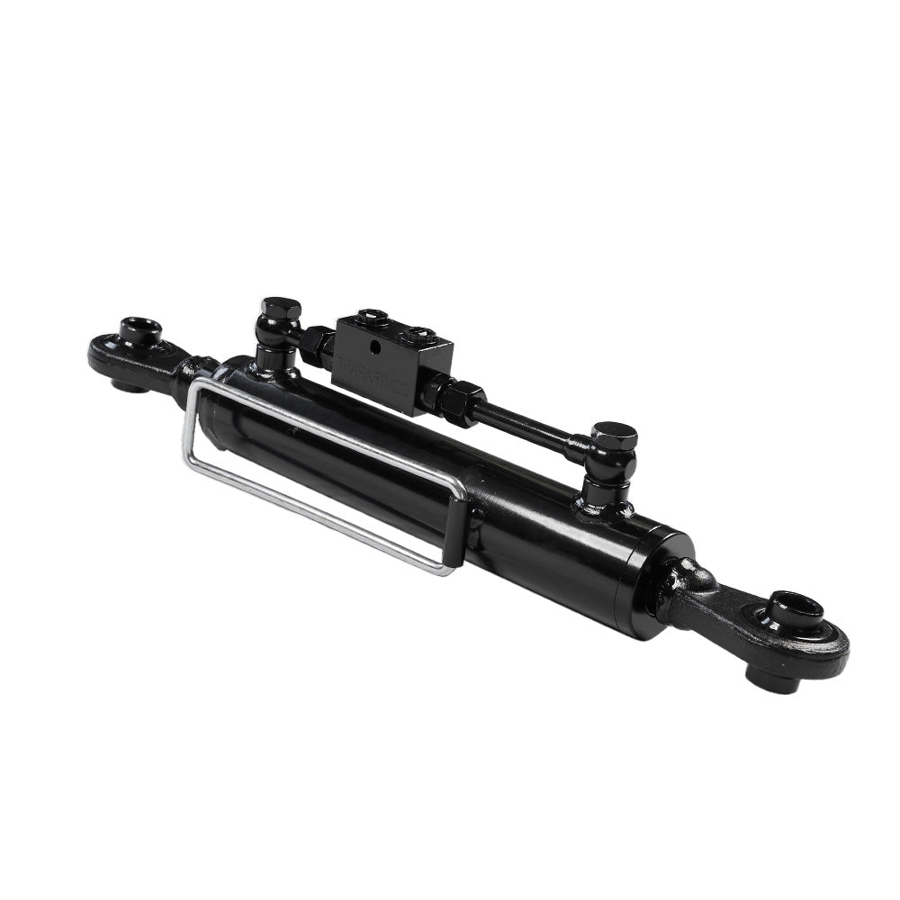 Hydraulischer Oberlenker Kat 1 (390–500 mm) verlängert mit Sperrblock & 2 Hydraulikschläuchen