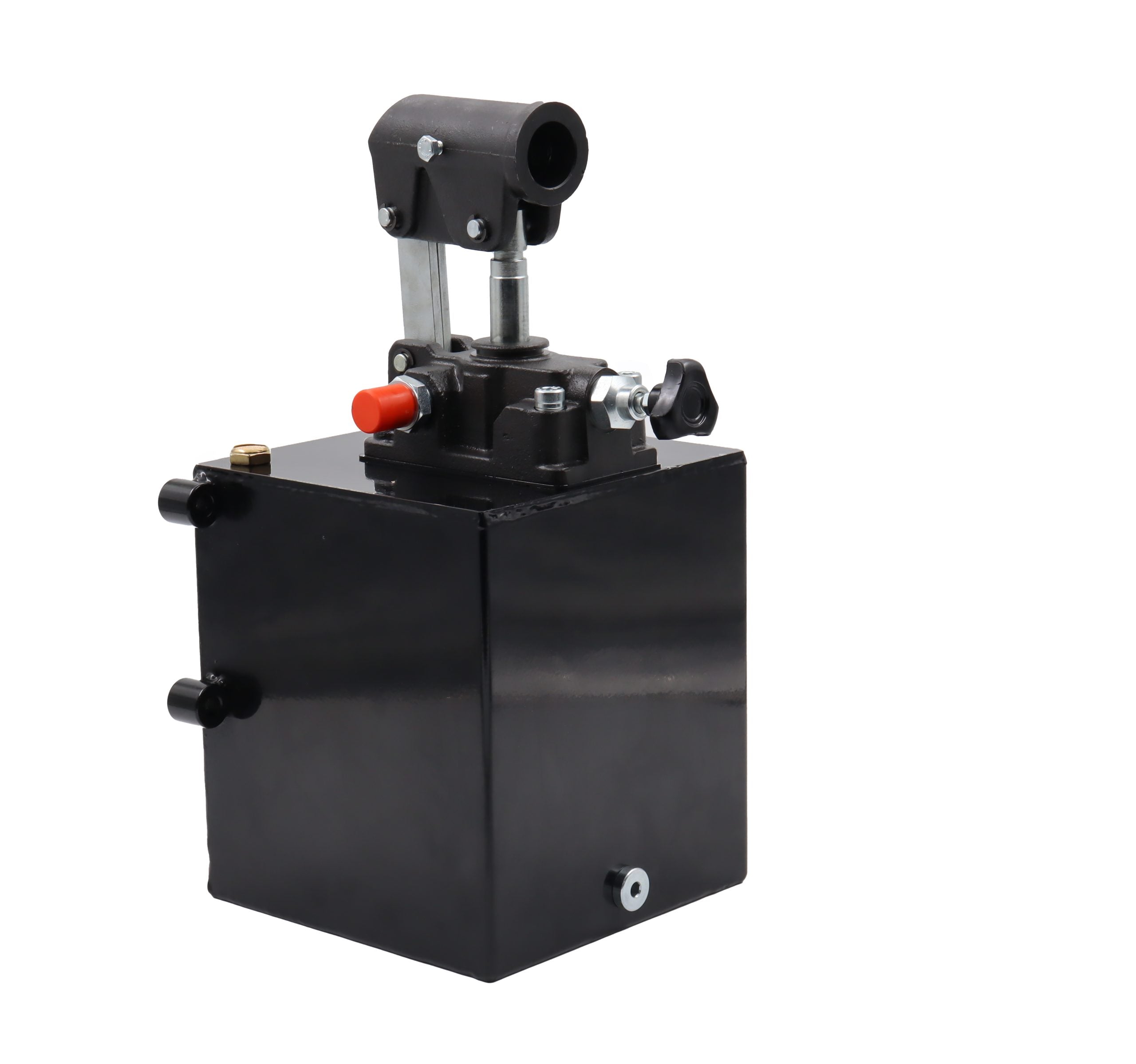 Einfachwirkende Hydraulische Handpumpe mit Tank und 3/8" Anschlüssen
