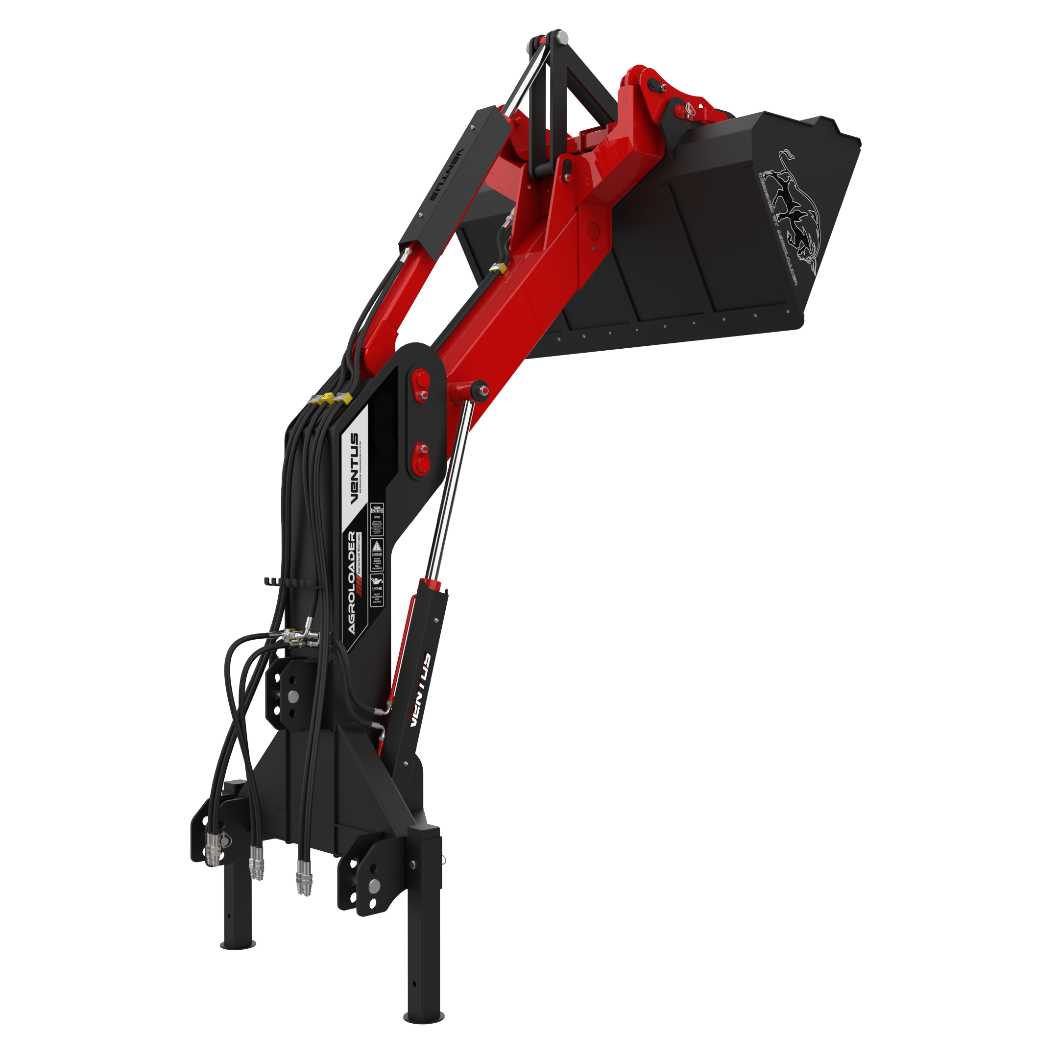 Hydraulischer Hecklader für Traktoren 150 cm