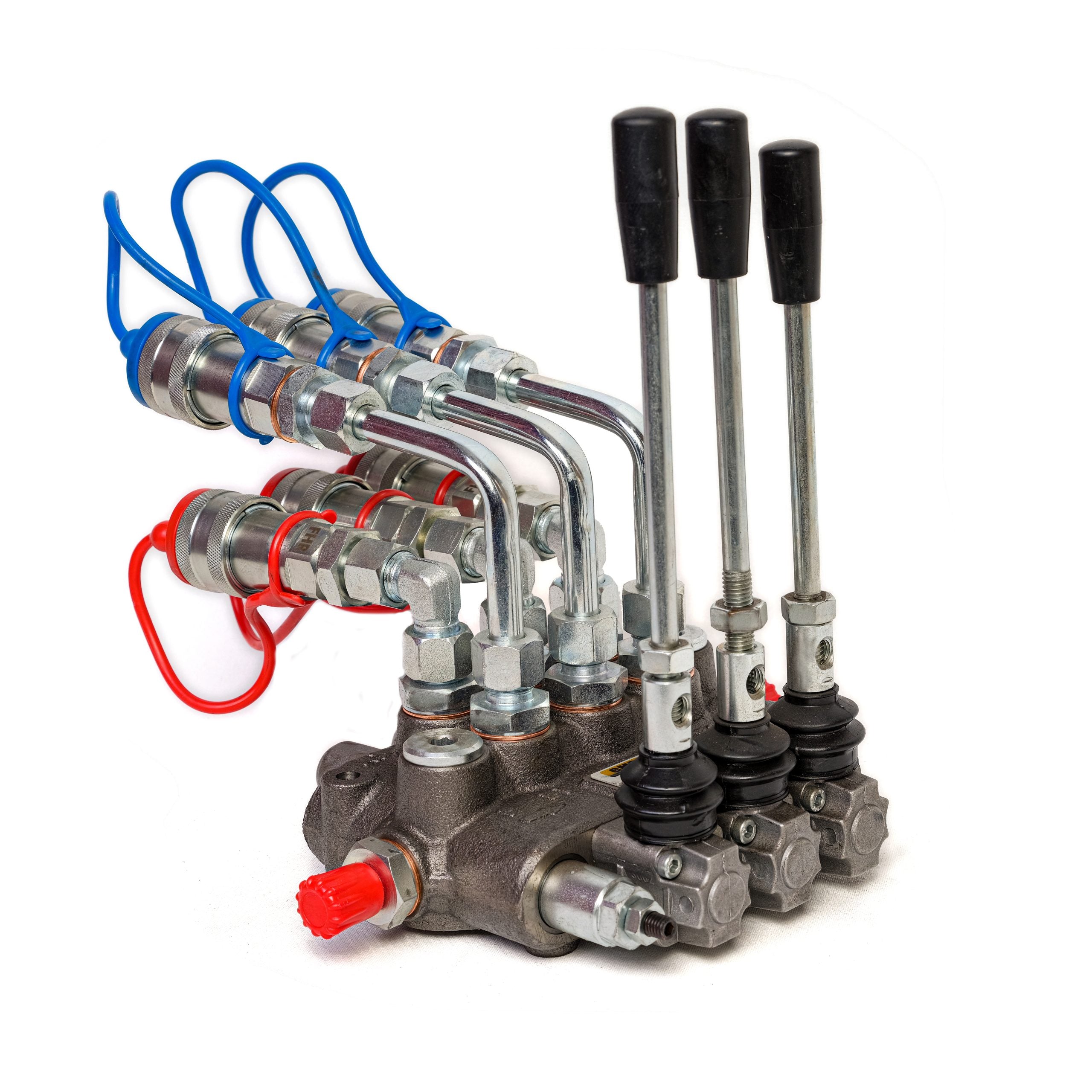 Hydraulik-Steuergerät 1 / 2 / 3-fach – 45 L/min Monoblock für doppeltwirkende Zylinder