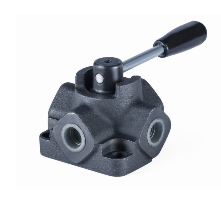 Hydraulisches 4-Port-Drehventil / Dreh-Umschaltventil 3/8 1/2