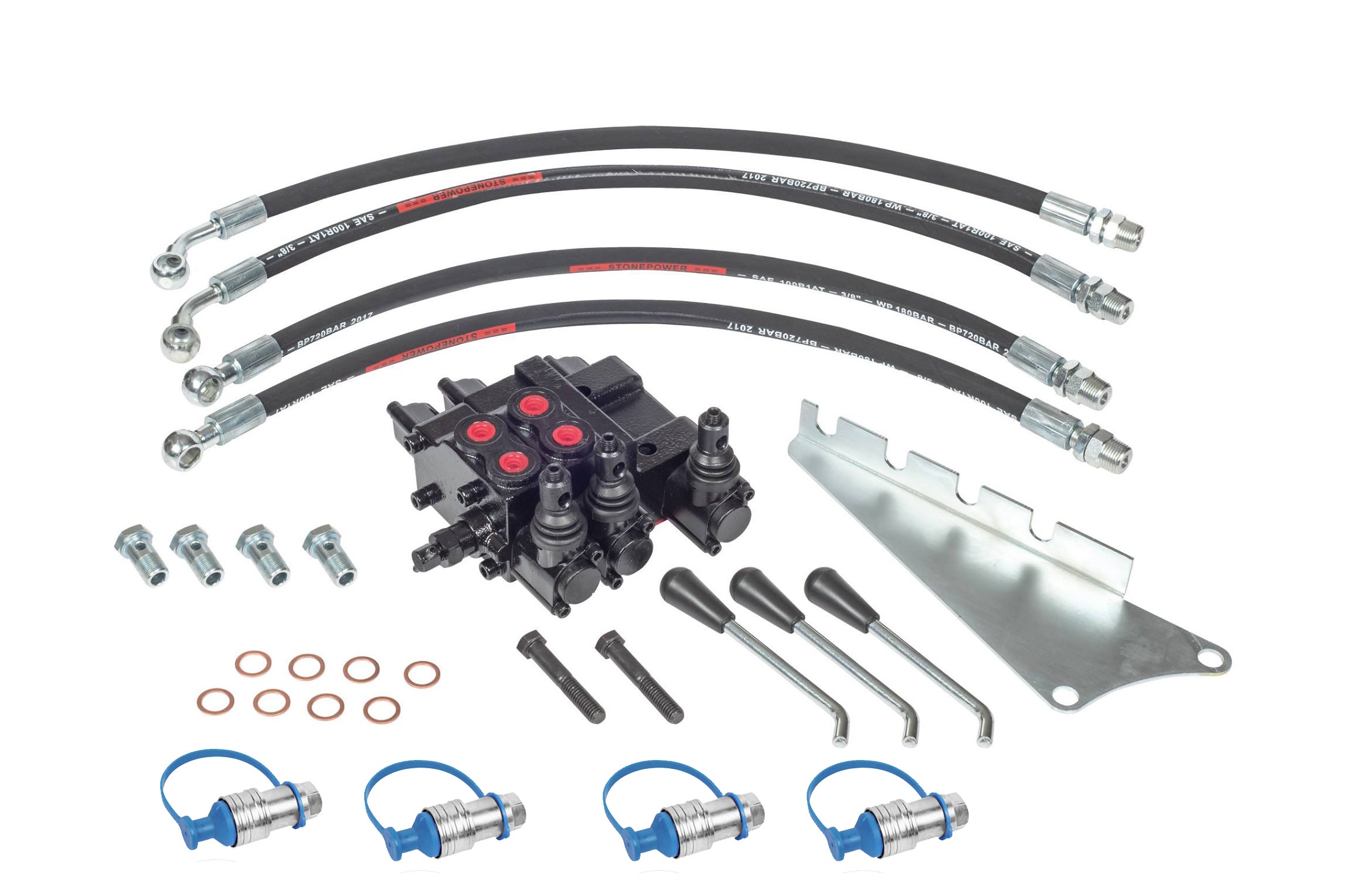 Doppel-Hydraulik-Steuergerät für Massey Ferguson 35 50 65 135 150 165 185 285