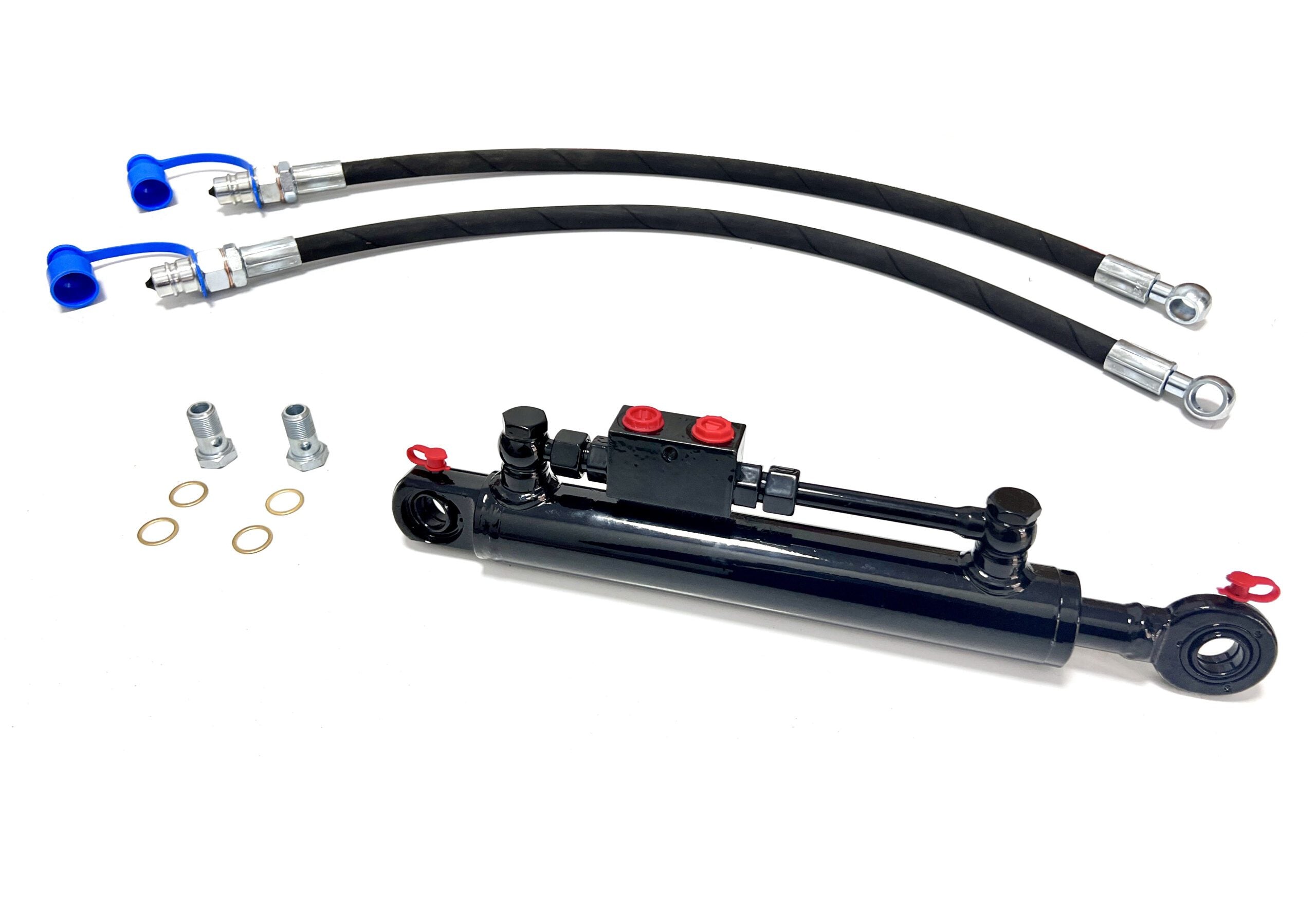 Hydraulischer Oberlenker Kat 1 (360–510 mm) mit Sperrblock & 2 Hydraulikschläuchen