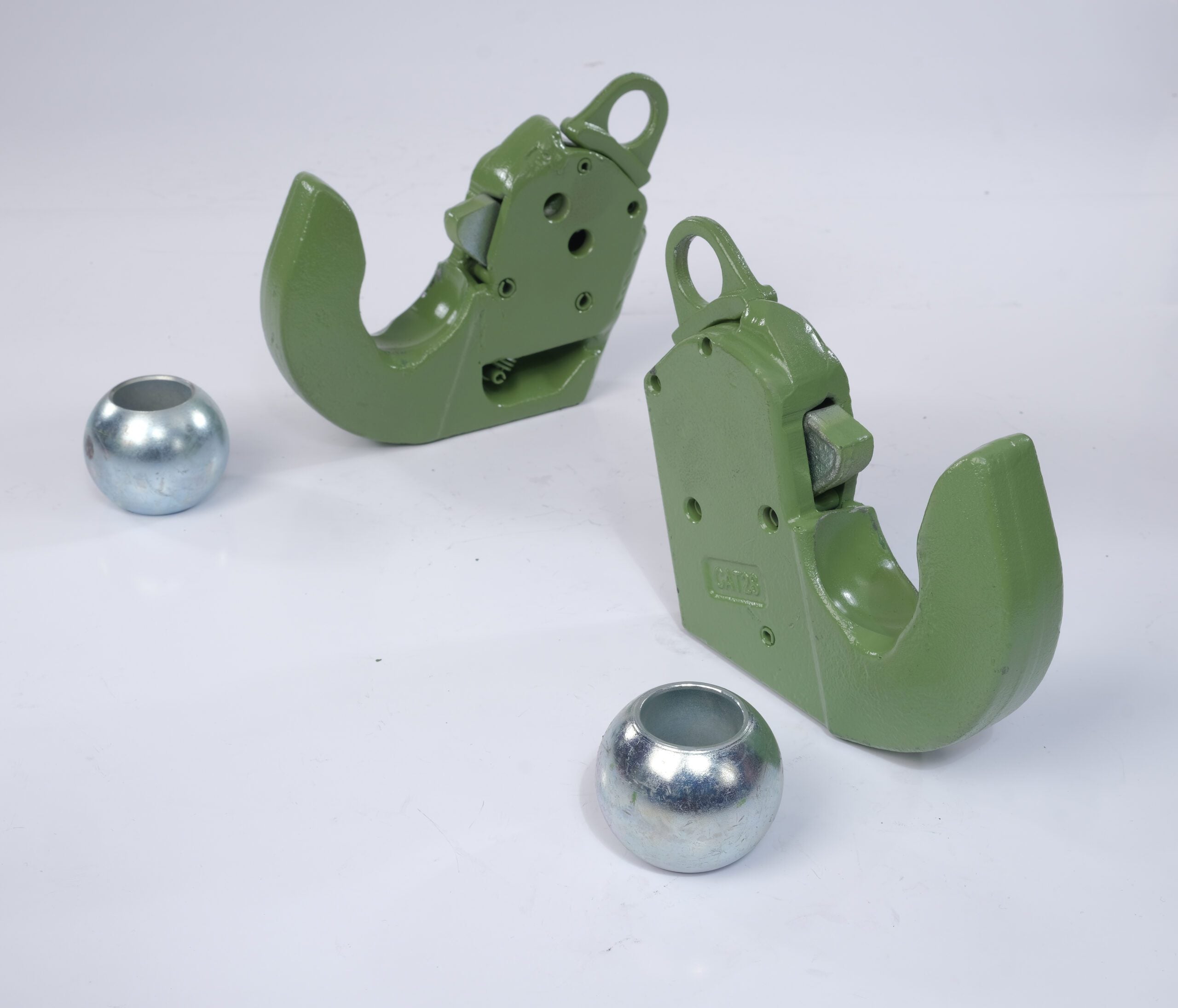 Unterlenker-Fanghaken Kat. 2S zum Anschweissen – 2er-Set mit Kugeln