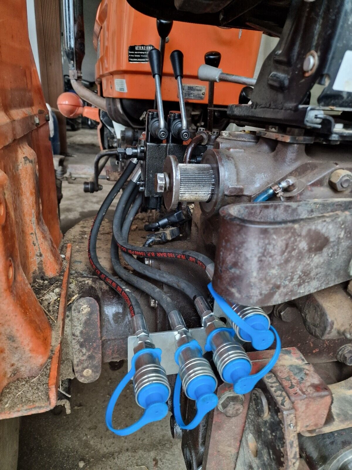 Hydraulik Steuergerät kompatibel mit Fiat Someca Traktor – Doppelsteuergerät 4-Wege