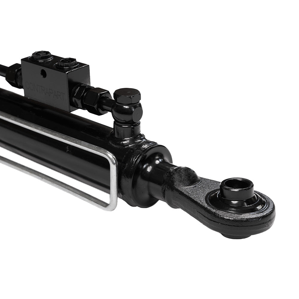 Hydraulischer Oberlenker Kat 1 (440–600 mm) verlängert mit Sperrblock & 2 Hydraulikschläuchen