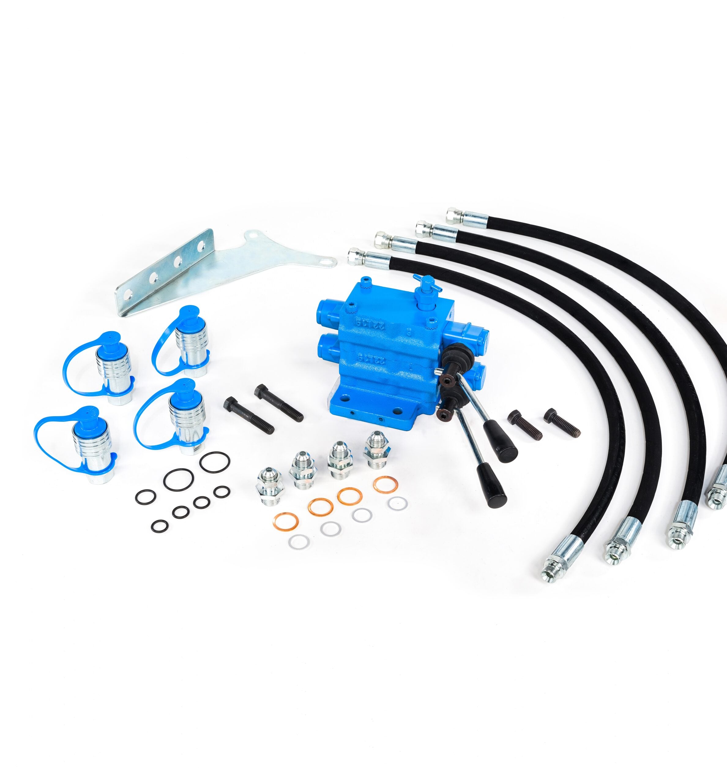 Hydraulik-Doppelsteuergerät für Ford 2000 / 3000 / 4000 – 4-Wege