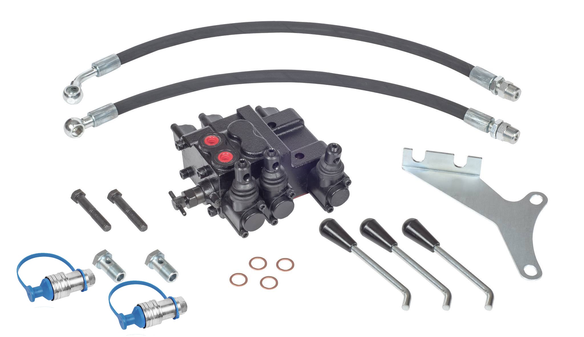 Hydraulik-Steuergerät für Massey Ferguson 100 200 300 Serie – mit 3-Punkt-Hubwerkssteuerung