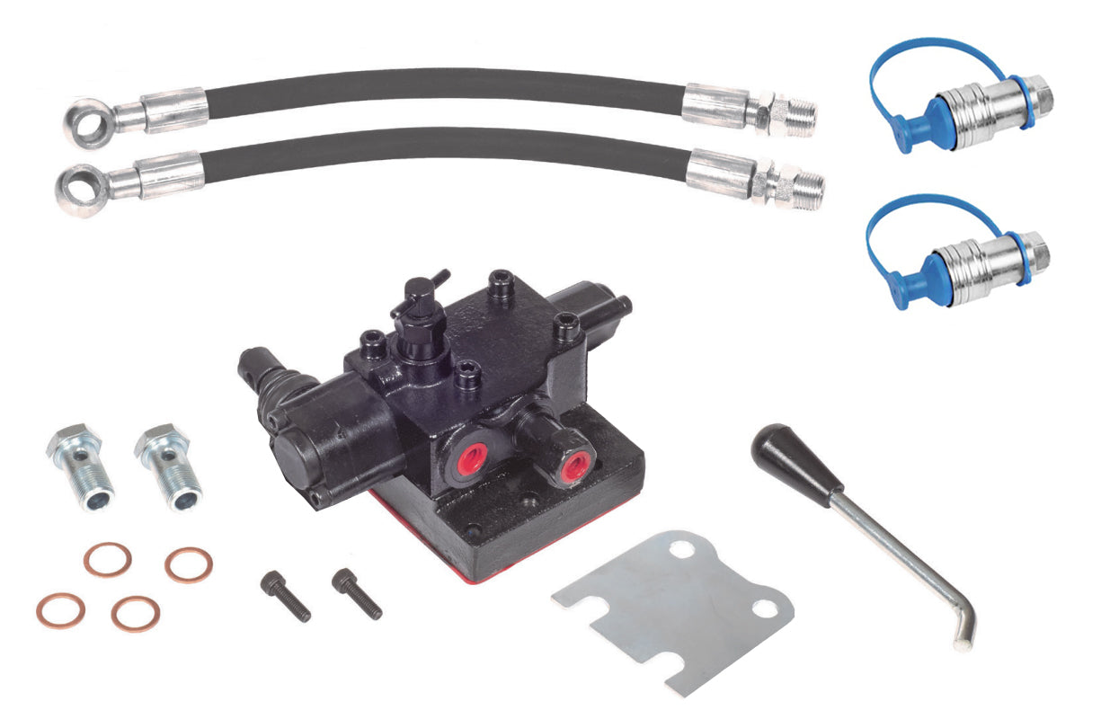 Einfachwirkendes Hydraulik Steuergerät Kit für Steyr Case IH Fendt Traktoren – 1-Spool 2-Wege Ventil