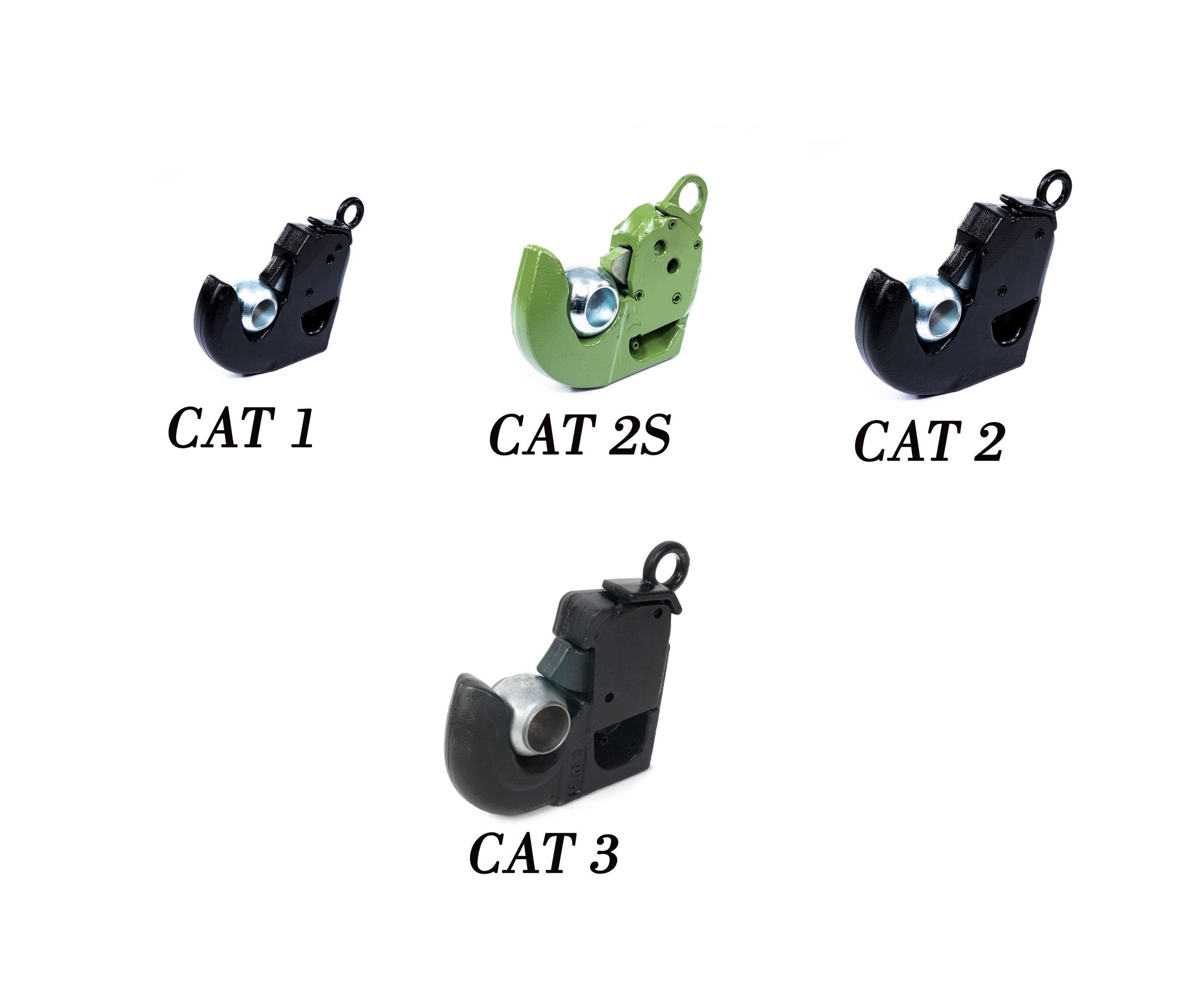 Unterlenker-Fanghaken mit Kugel – 1 Stück – Kat. 1 / Kat. 2S / Kat. 2 / Kat. 3