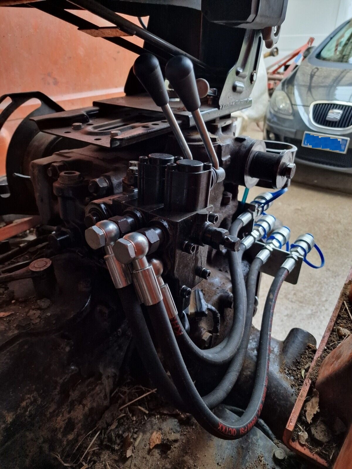 Hydraulik Steuergerät kompatibel mit Fiat Someca Traktor – Doppelsteuergerät 4-Wege